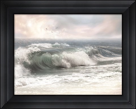 Framed Sun and Surf II Print