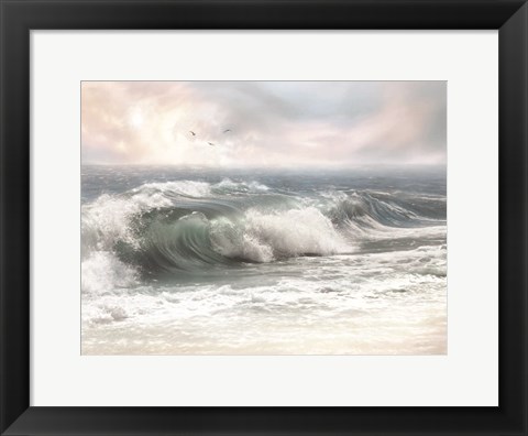 Framed Sun and Surf II Print