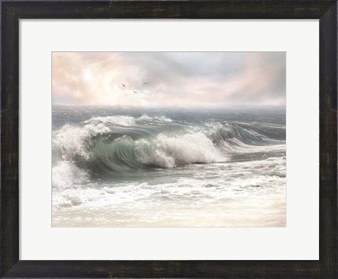 Framed Sun and Surf II Print