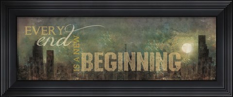 Framed New Beginning Print