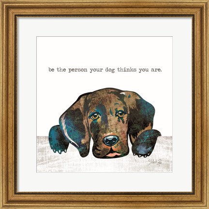 Framed Be the Person Print