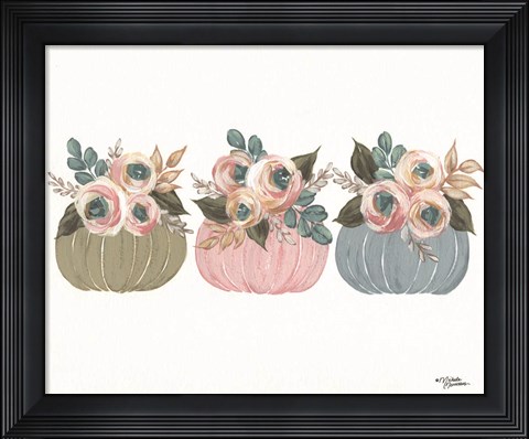 Framed Pumpkin Trio Print