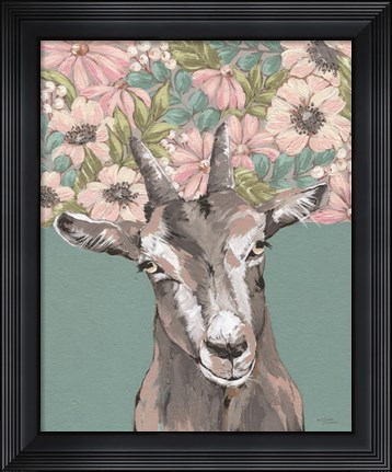Framed Gertie the Goat Print