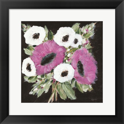 Framed Pretty in Pink &amp; Black IV Print