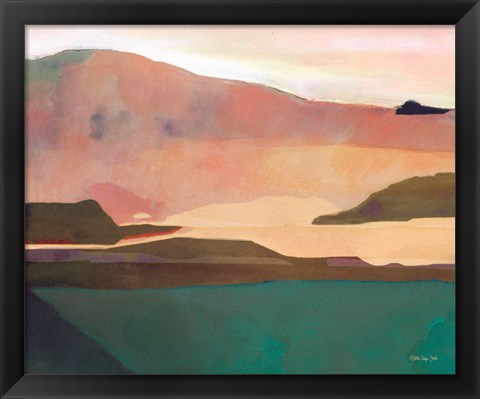 Framed Sunset Sands II Print