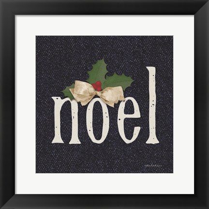 Framed Noel Print