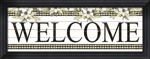 Framed Welcome Print