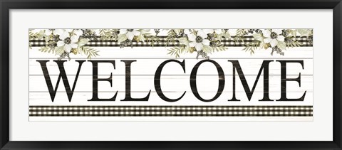 Framed Welcome Print