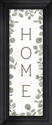 Framed Home Eucalyptus II Print