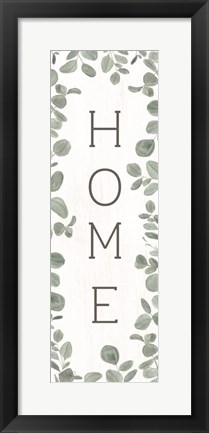Framed Home Eucalyptus II Print