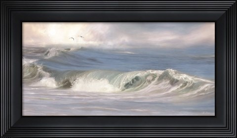Framed Sun and Surf I Print