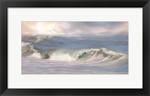 Framed Sun and Surf I Print