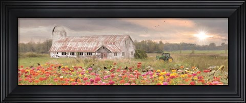 Framed Vermont Country Morning Print