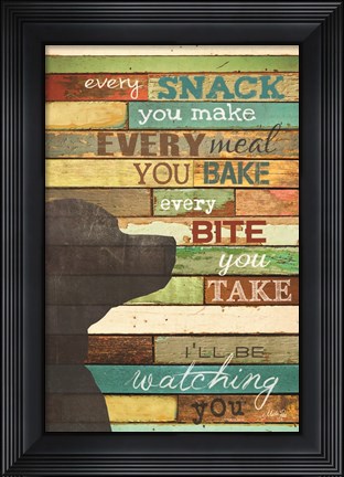 Framed I&#39;ll Be Watching You Print