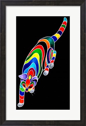Framed Carnival Cats 2 Print