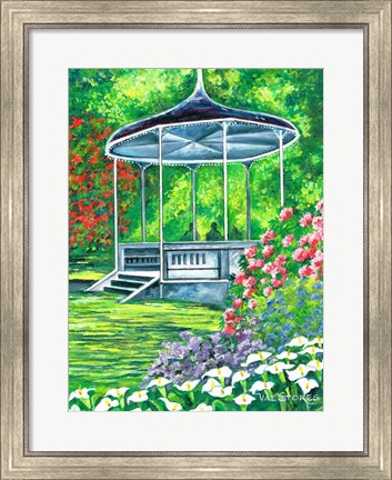 Framed Summerhouse Shade Print