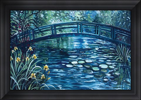 Framed Blue Lagoon Print