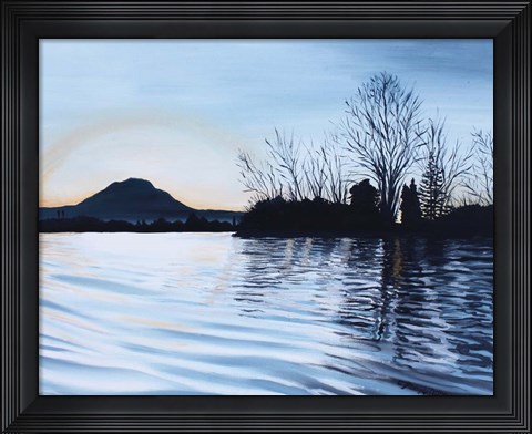 Framed Dusk on Diablo Print