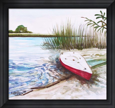 Framed Ships Ahoy Print