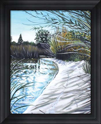 Framed Sandy Reeds Print