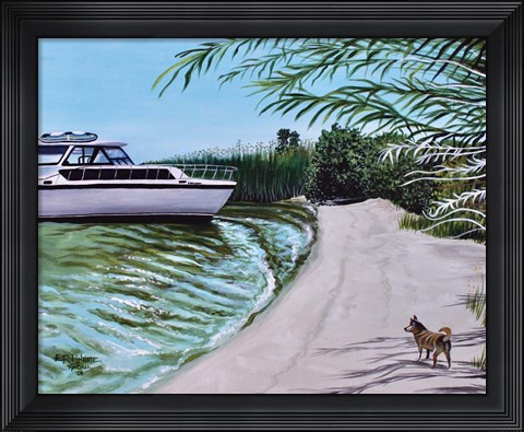 Framed Upon a Shore Print
