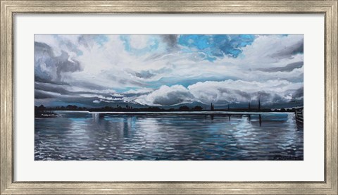 Framed Panoramic Painting Print