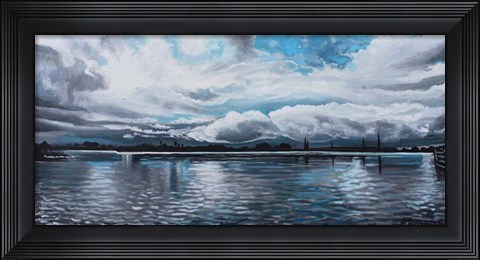 Framed Panoramic Painting Print
