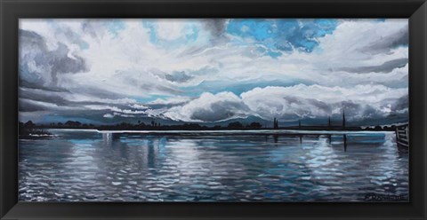 Framed Panoramic Painting Print