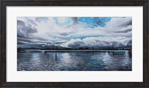 Framed Panoramic Painting Print