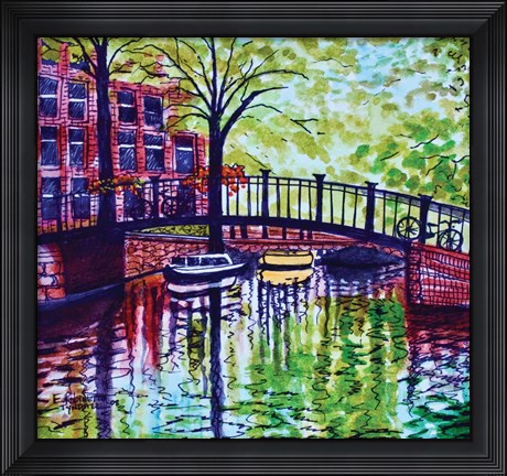 Framed European Travels Print