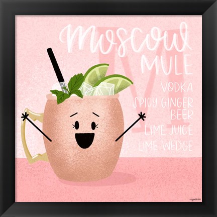 Framed Moscow Mule Print