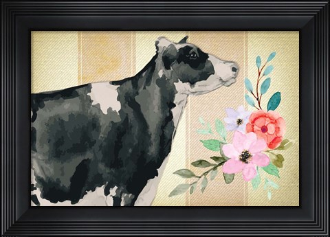 Framed Farmhouse Floral II Print