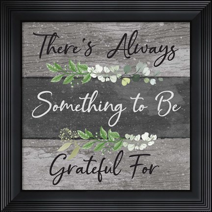 Framed Grateful Print