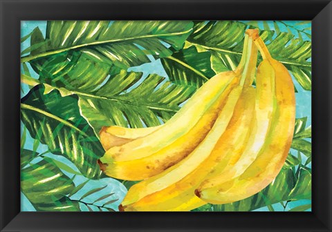 Framed Bananas I Print