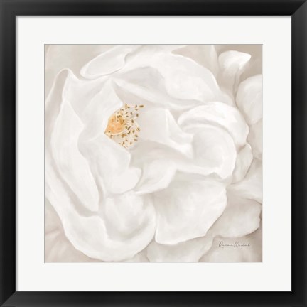 Framed Neutral Rose No. 2 Print