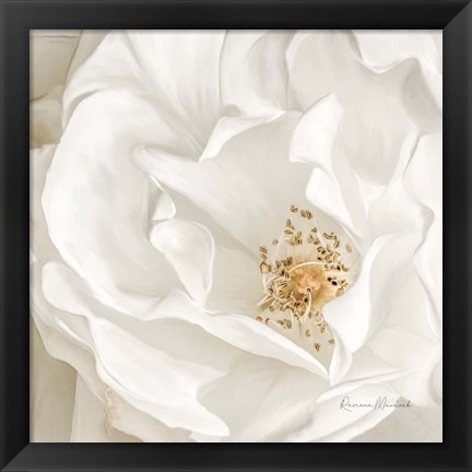 Framed Neutral Rose No. 3 Print