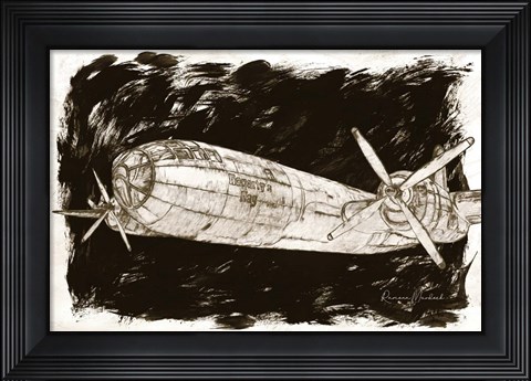 Framed Hagerty&#39;s Old Hag Print