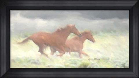 Framed Running Wild Print