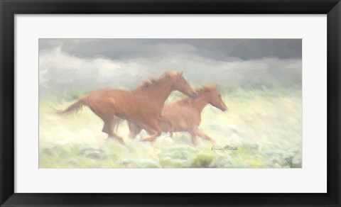 Framed Running Wild Print