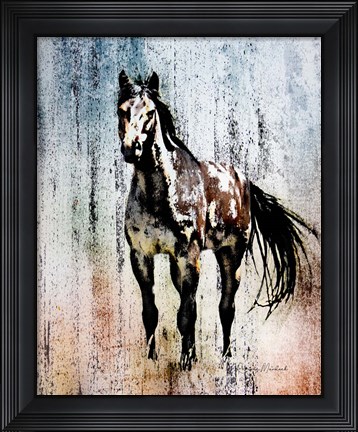 Framed Mustang King Print