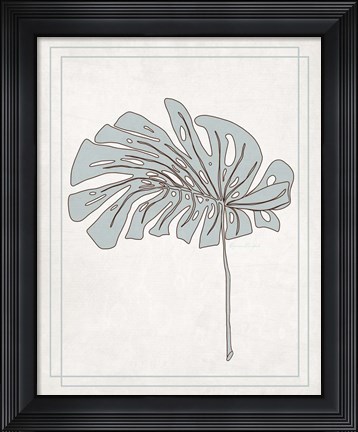 Framed Tropical Monstera IV Print