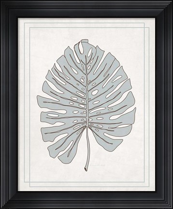Framed Tropical Monstera III Print