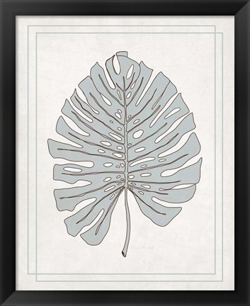 Framed Tropical Monstera III Print
