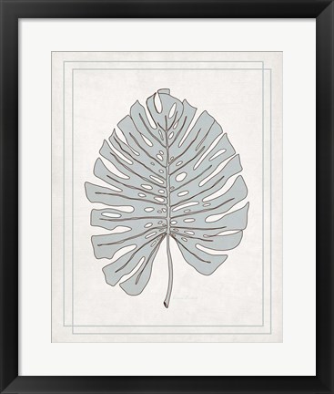 Framed Tropical Monstera III Print
