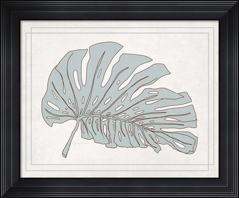Framed Tropical Monstera II Print