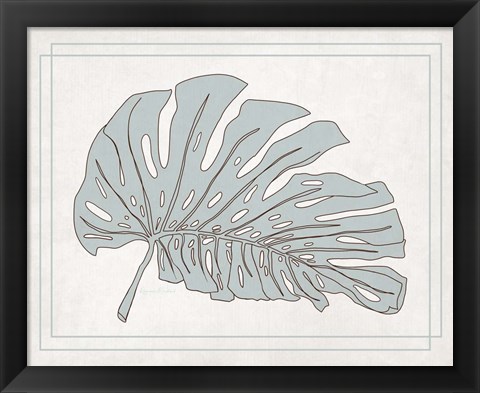 Framed Tropical Monstera II Print