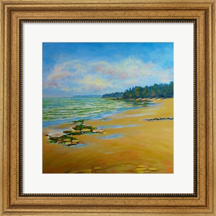Framed Sand Cove Bay Print