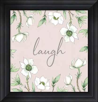 Framed Laugh Print