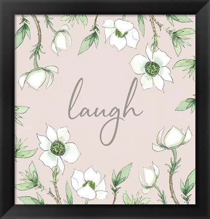 Framed Laugh Print