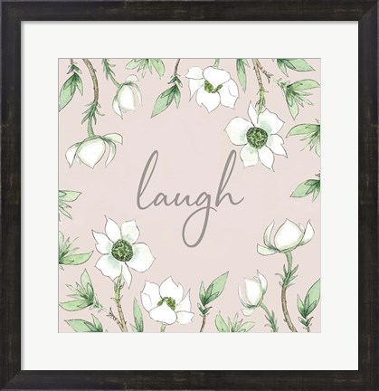 Framed Laugh Print